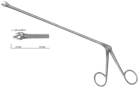 Schumacher Cervical Biopy and Specimen Forceps 4mm 24cm/9 1/2" Shaft