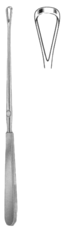 Sims Uterine Curettes Blunt  10.5mm 25cm/10" Fig # 3 Rigid