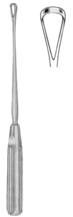 Sims Uterine Curettes Sharp 10.5mm 25cm/10" Fig # 3 Malleable