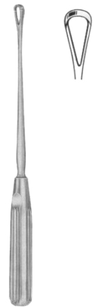 Sims Uterine Curettes Blunt    7.5mm 25cm/10" Fig # 1 Malleable