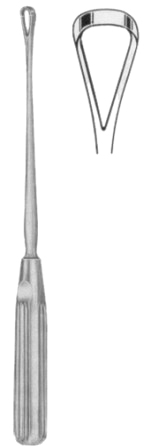 Sims Uterine Curettes Sharp 13.5mm 25cm/10" Fig # 5 Rigid