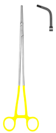 Zeppelin Clapms Angled 30cm/12" (straight handle with gold ring)