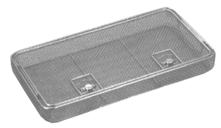 Wire Mesh Tray with Lid 550x250x5mm