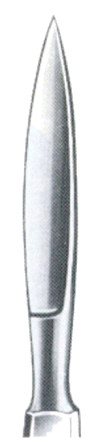 Bergmann Dissecting Knives 14.5cm/5 3/4" Fig # 2