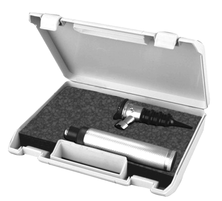 Otoscope set in case