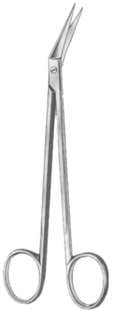Locklin Gum Scissors 16.5cm/6 1/2"