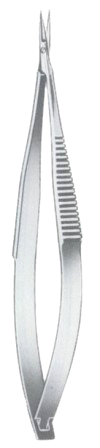 Iridectomy Scissors Straight 10cm/4"