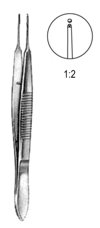 Micro Tissue Fcps 1x2T, 11cm