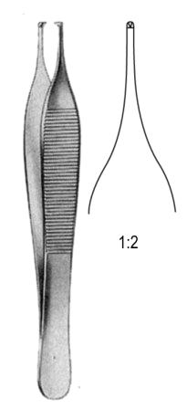 Adson Tissue Fcps 1x2T 15cm