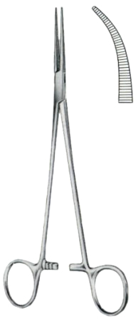 Halstead-Mosquito Hemostatic Forceps BJ Curved 21cm/8 1/4"
