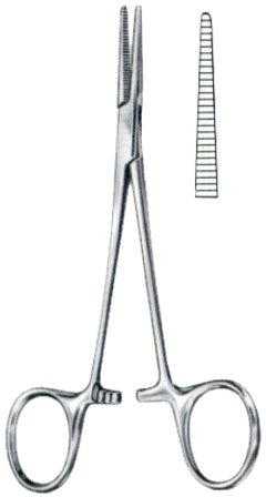 Baby-Crile Hemostatic Forceps BJ Straight 1:2  14cm/5 1/2"