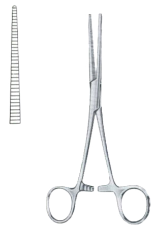 Rochester-Pean Hemostatic Forceps BJ Straight 13cm/5"