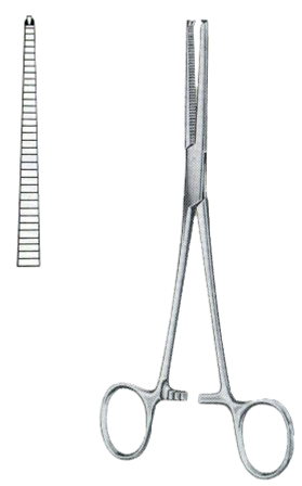 Ochsner-Kocher Hemostatic Forceps BJ Straight 1:2 13cm/5"