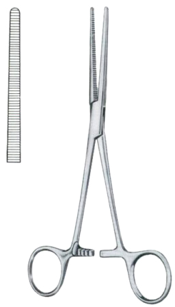 Rochester-Pean Hemostatic Forceps BJ Straight 24cm/9 1/2"