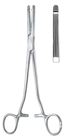 Ballentine Hysterectomy Forceps BJ Straight 21cm/8 1/4"