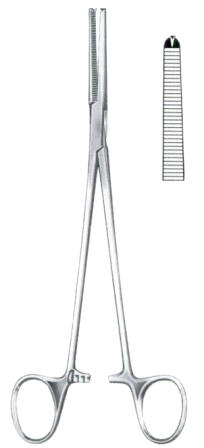 Phaneuf Hysterectomy Forceps BJ Straight 21cm/8 1/2"