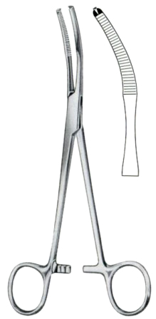 Mikulicz Peritoneal Clamp Forceps BJ 20cm/8"