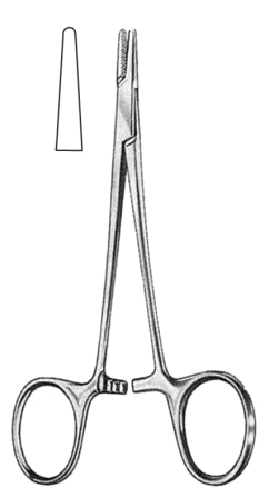 Halsey Needle Holder smooth 13cm