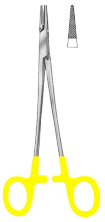Crile-Wood Needle Holders BJ 20cm/8" TC GOLD