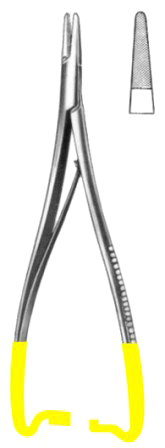 Mathieu Needle Holders BJ 14cm/5 1/2" TC GOLD