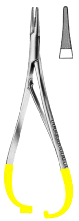 Mathieu-Kocher Needle Holders BJ 17cm/6 3/4"  TC GOLD