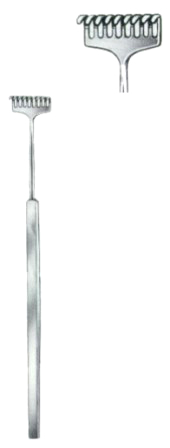 Miller Wound Retractors Blunt 9 Prongs 13.5cm/5 1/4"