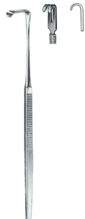 Wound Retractors Blunt 2 Prongs 16cm/6 1/4" Flexible