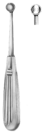 Bruns Bone Curettes 17cm/6 3/4" Fig #   1