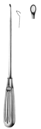 Bone Curettes 6.0mm 25cm/10" Fig #   1