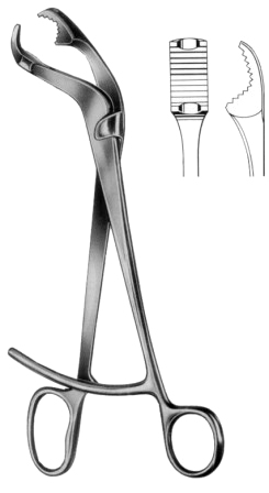 Verbrugge Bone Holding Forceps CJ 25cm/10"