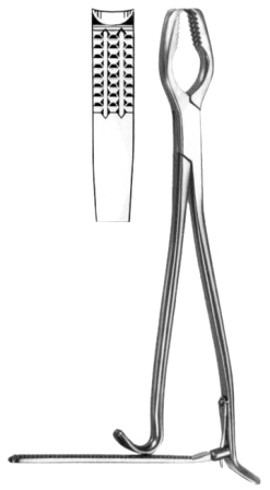 Lane Bone Holding Forceps BJ 33cm/13" with Ratchet