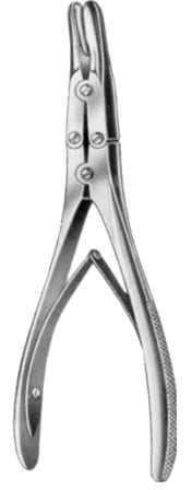 Ruskin Bone Rongeur Forceps Straight M/Action 18cm/7"