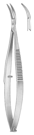 Castroviejo Iridectomy Scissors Curved 10cm/4"