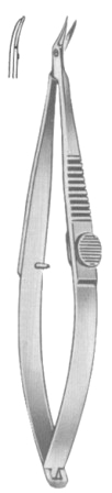Troutman-Barraquer Iridectomy Scissors Left 10cm/4"