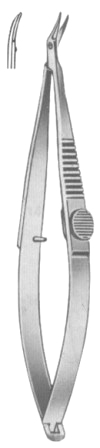 Troutman-Barraquer Iridectomy Scissors Right 10cm/4"