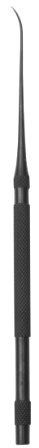 Cawhorne Stape Hook No. 2, Medium Curved (Black Finish), 16.5cm/6 1/2"