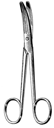 Schoemaker Goitre Scissors cvd 15cm